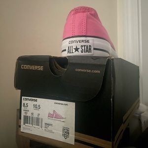 Pink converse $60